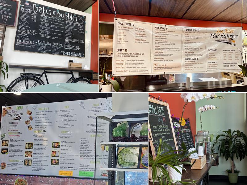 Tea Rose Thai Express Menu