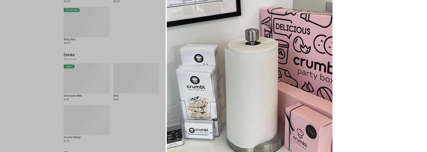 Crumbl - Centerville Menu