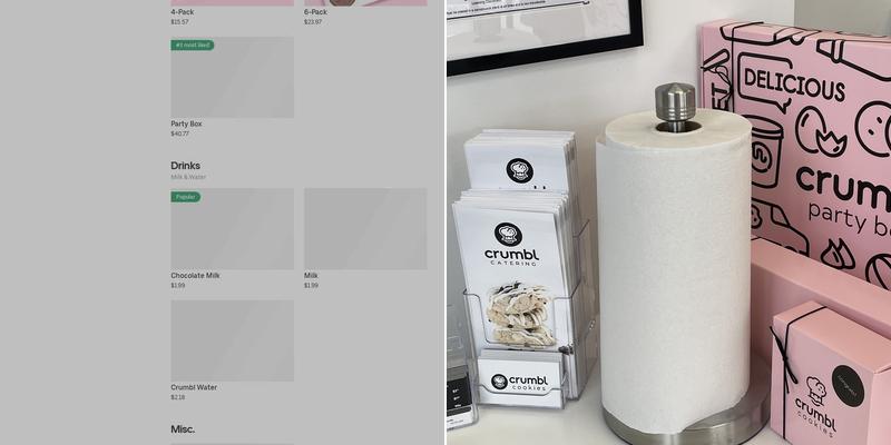 Crumbl - Centerville Menu