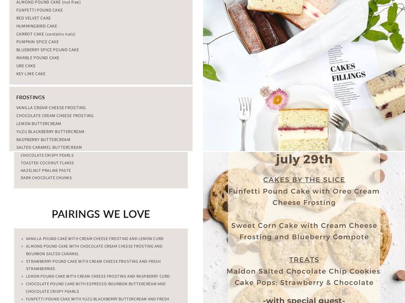 Liberty Baking Co. Menu