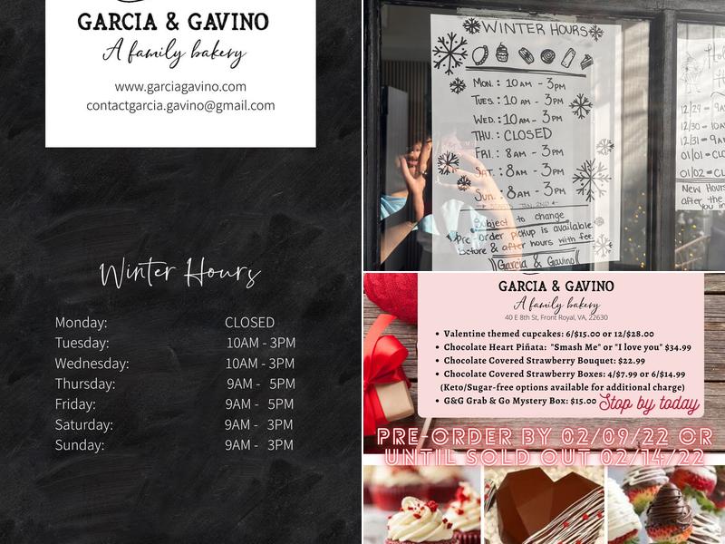 Garcia & Gavino Menu