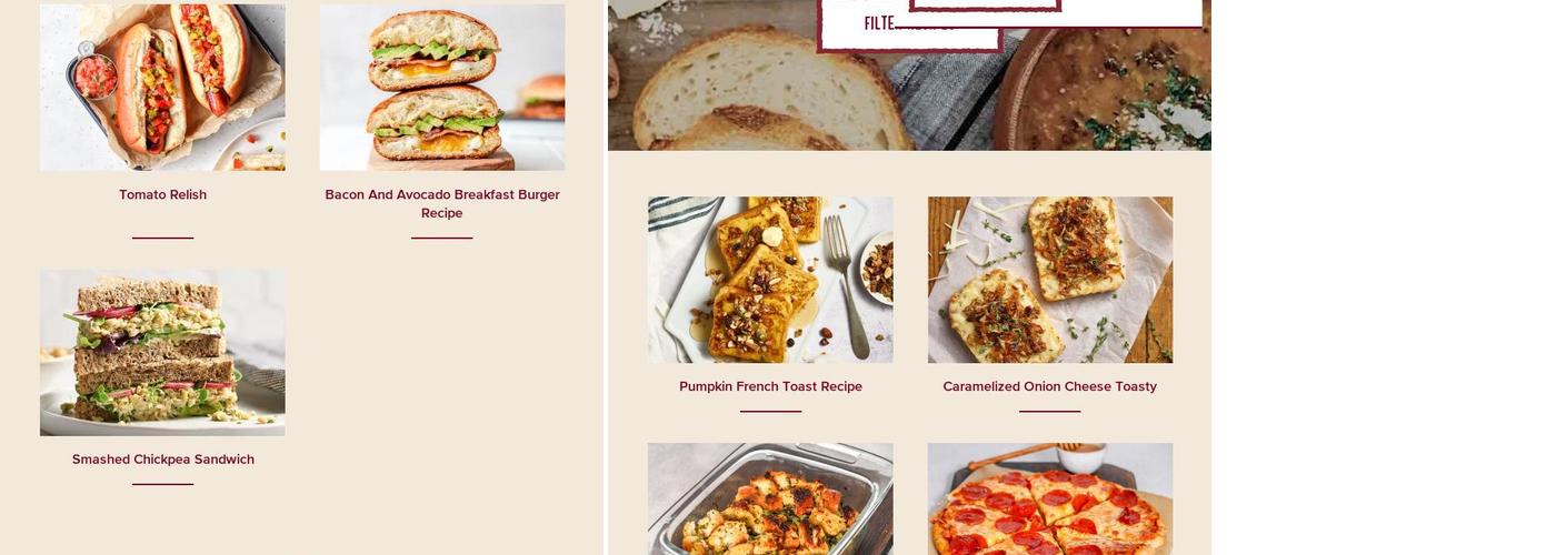 COBS Bread Menu