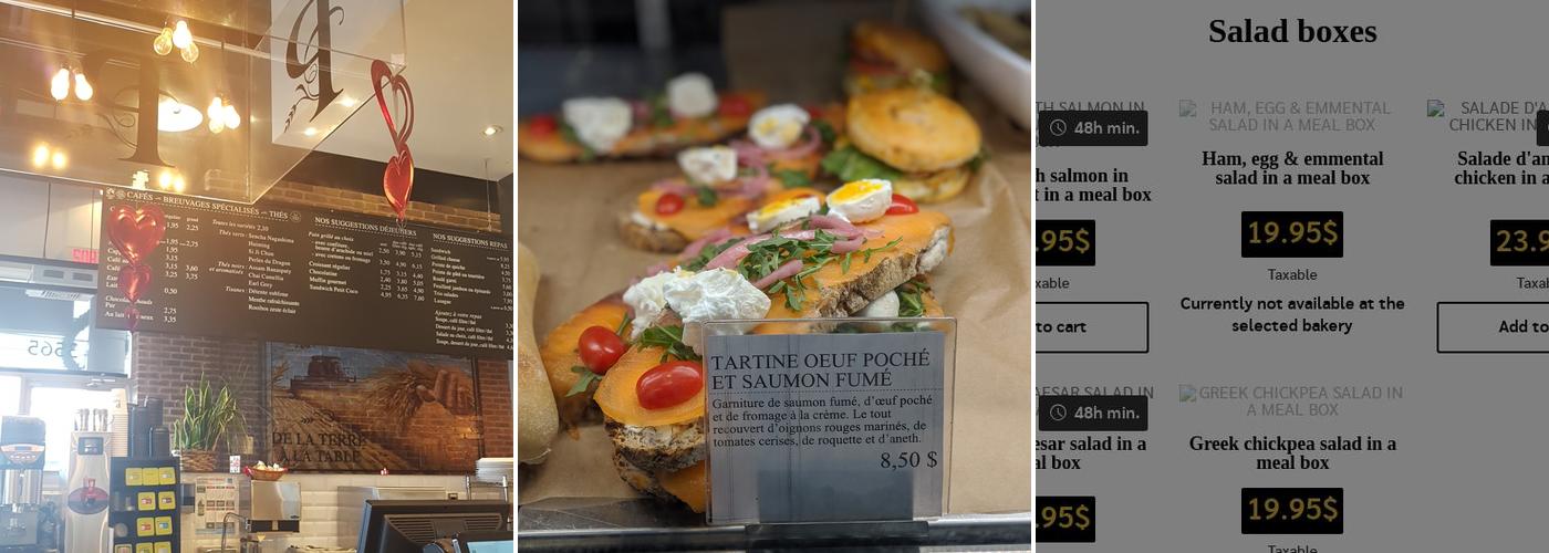 Première Moisson - Kirkland Menu