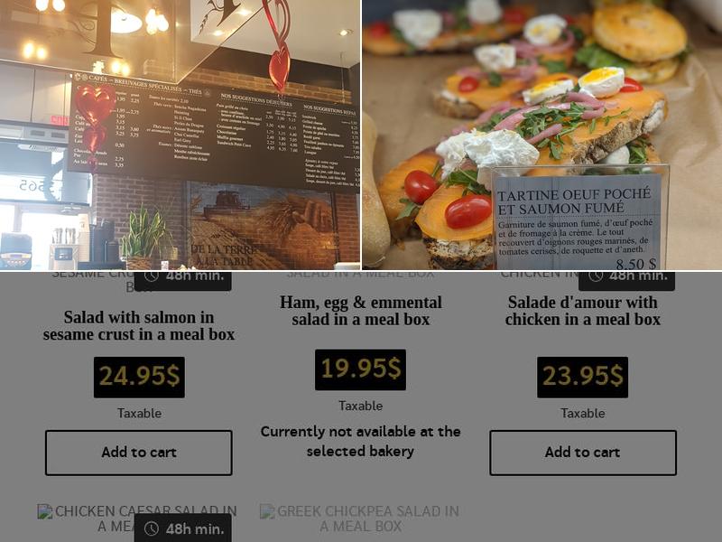 Première Moisson - Kirkland Menu