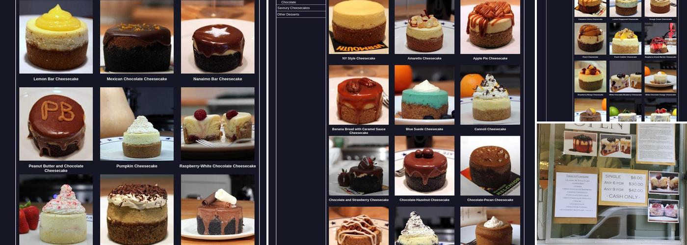 The Little Cheesecake Company Menu