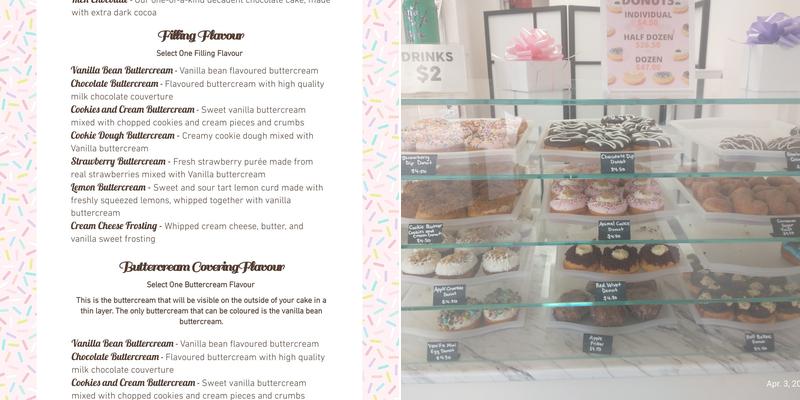 All You Knead Bakery Menu