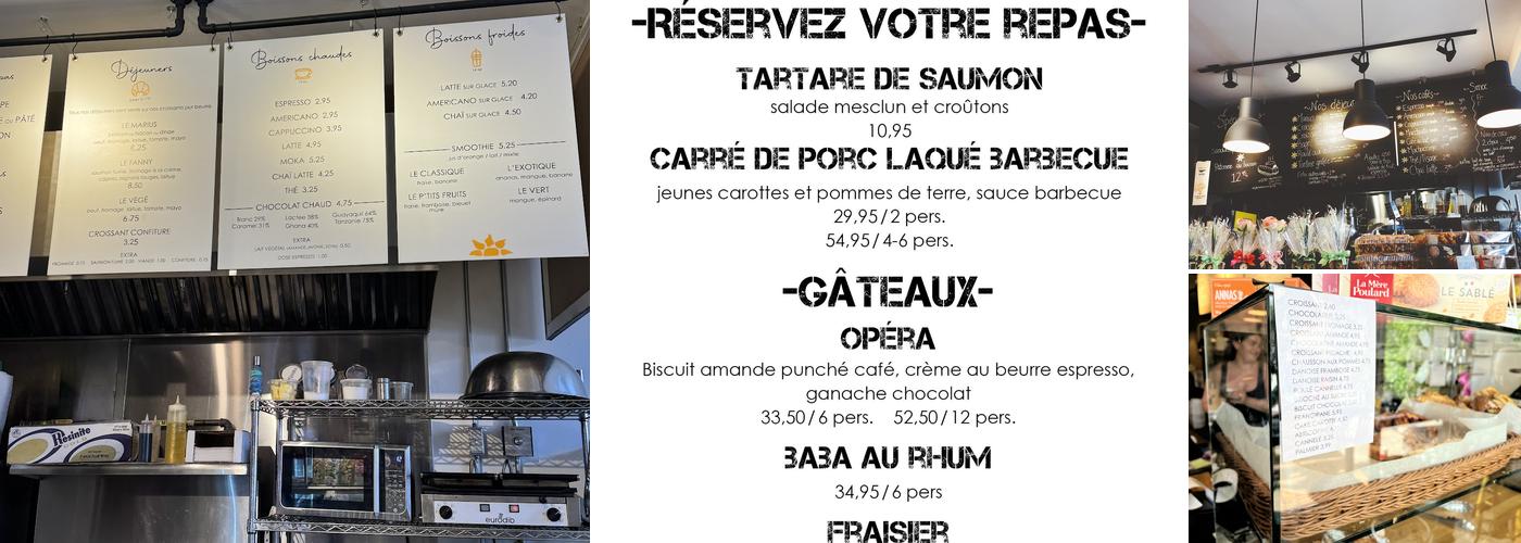 Marius et Fanny Menu