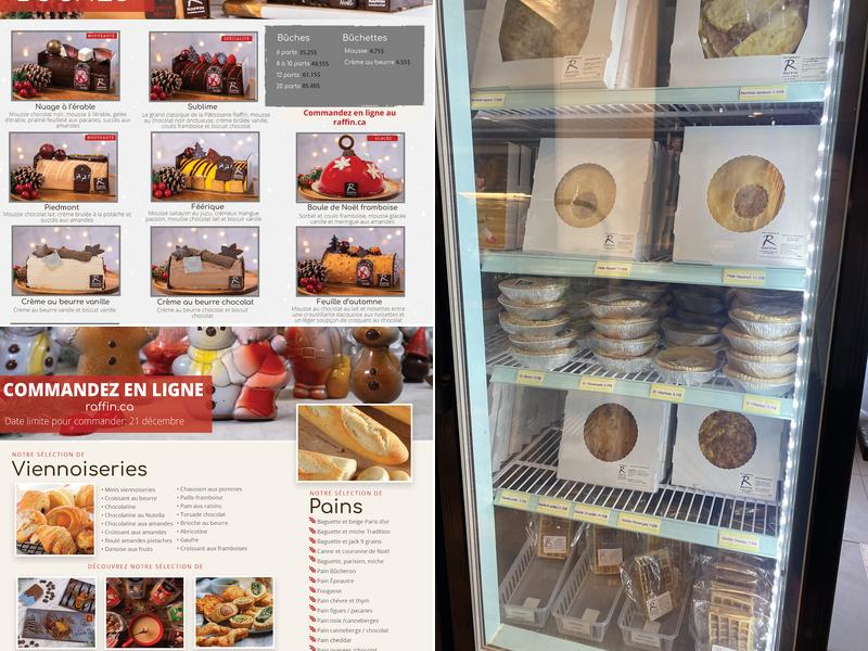 Patisserie Chocolaterie Raffin Menu