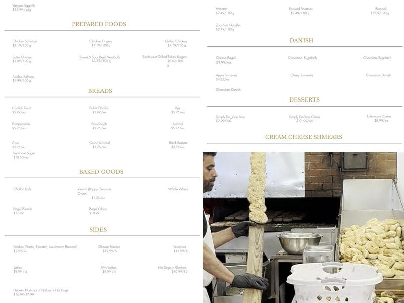 Dizz's Bagel & Deli Menu