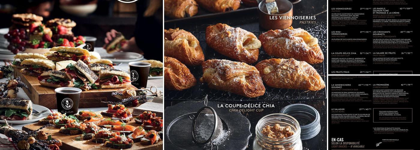 Café Van Houtte Menu