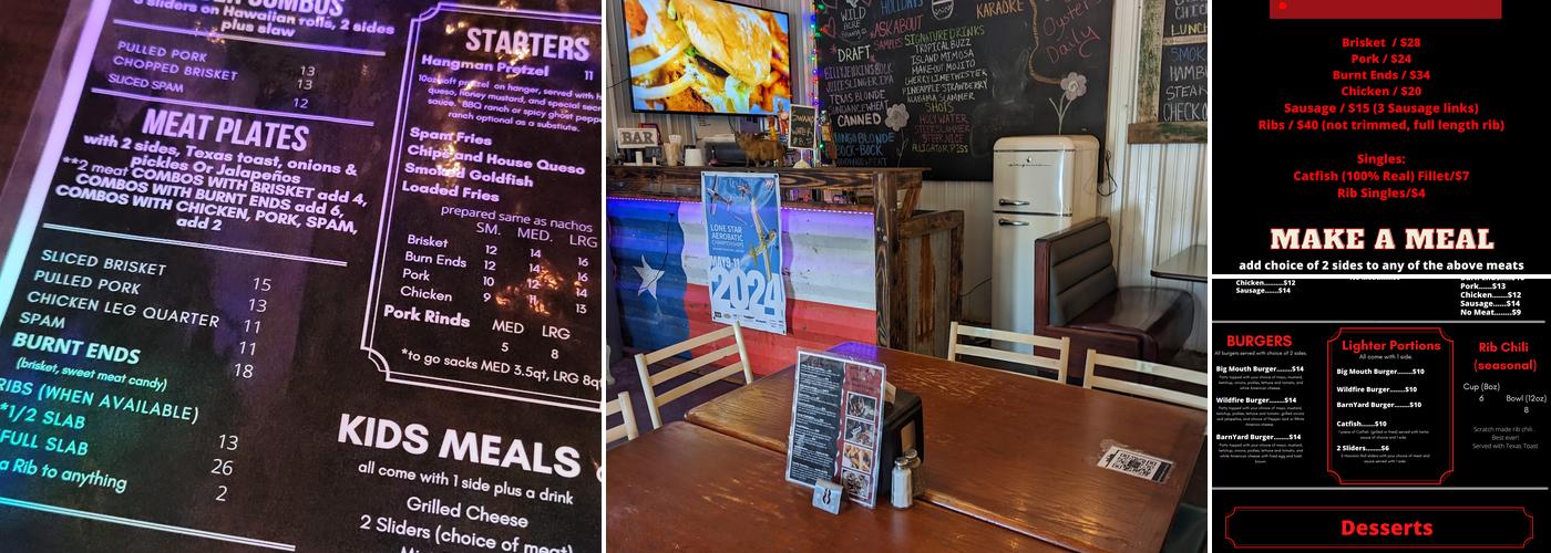 Hatchet House BBQue Menu