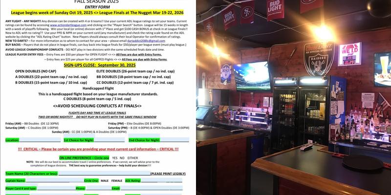 Second2None Menu