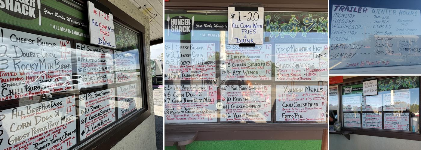 Hunger Junction Menu