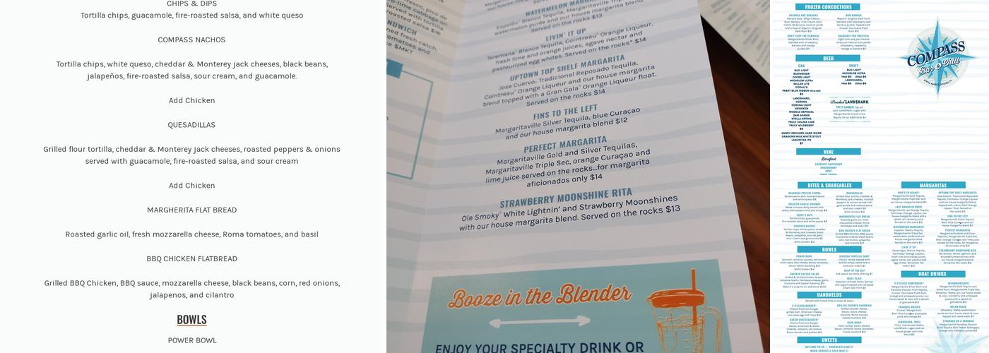 Compass Bar & Chill Menu
