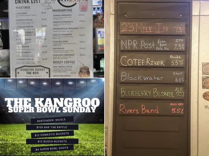 The Kangaroo Menu