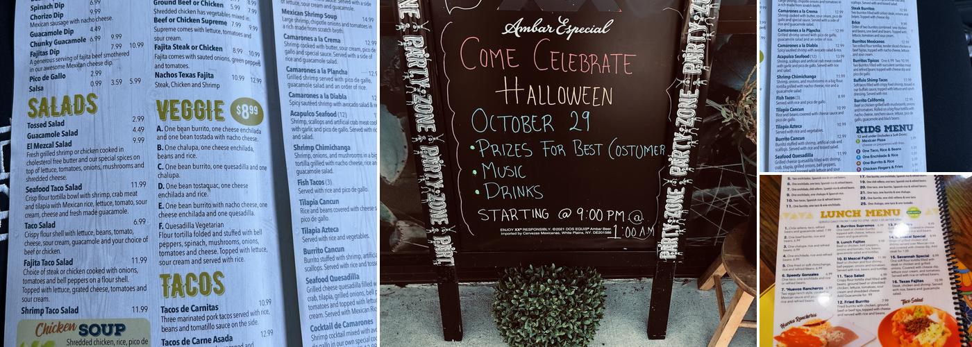 El Mezcal Mexican Restaurant and Tequila bar Menu