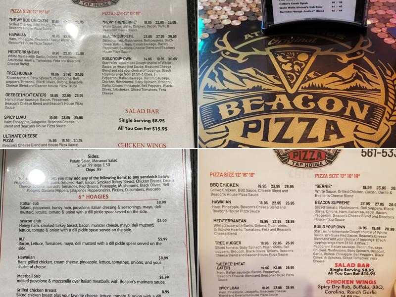 Beacon Pizza & Tap House Menu