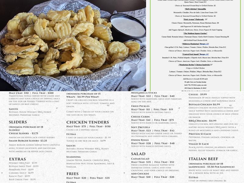 Midtown Bar & Grill Menu