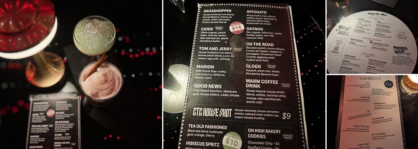 Good News, Darling Menu