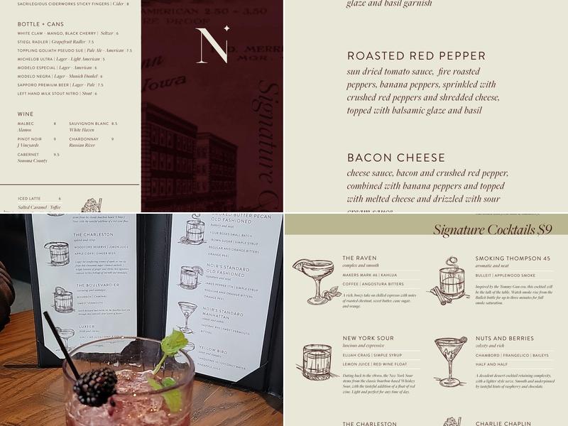 Noir Menu