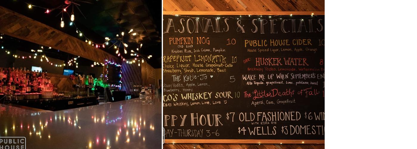 Public House Omaha Menu