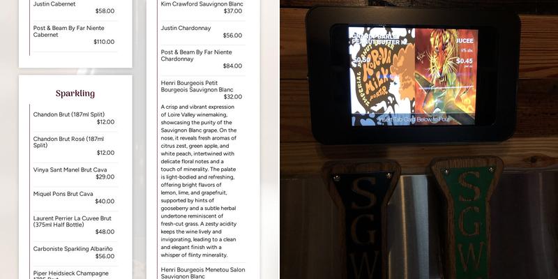 Stained Glass Wine House Menu