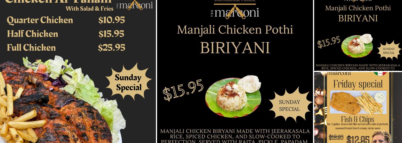 Marconi Menu