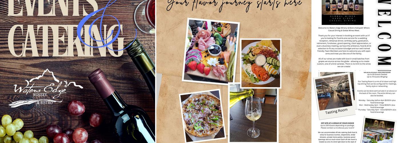 Waters Edge Winery & Bistro Kalispell Menu