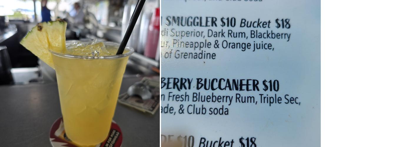Mooncussers Menu