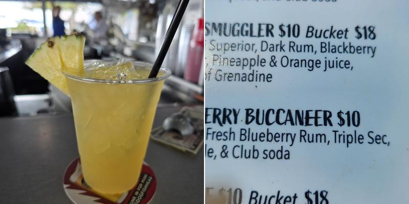 Mooncussers Menu