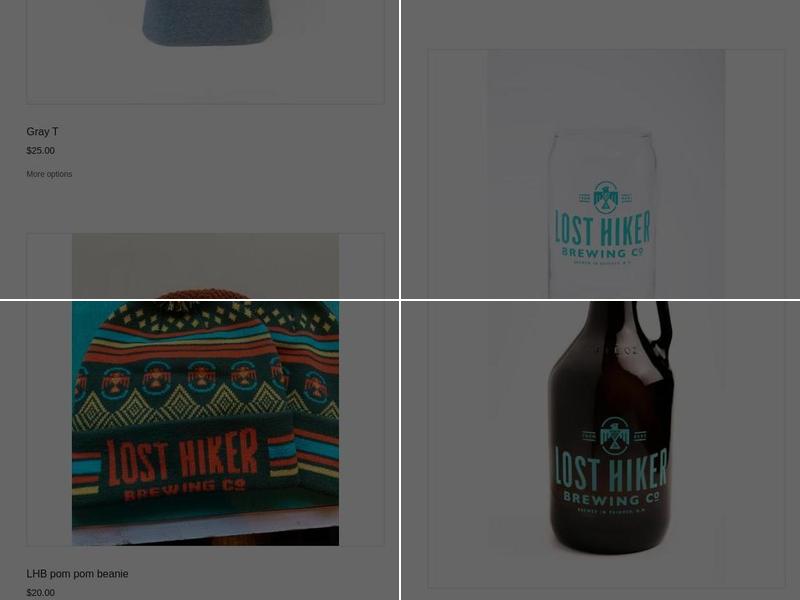 Lost Hiker Brewing Co Taproom Menu