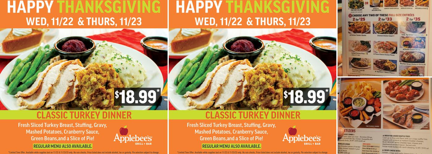 Applebee's Grill + Bar Menu