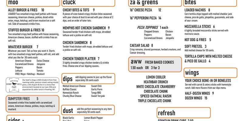 Industrial Arts Brewing Company Menu