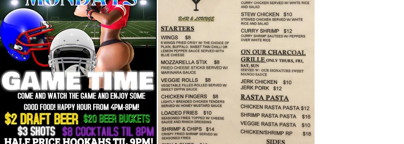 D'AMBIANCE bar and lounge Menu