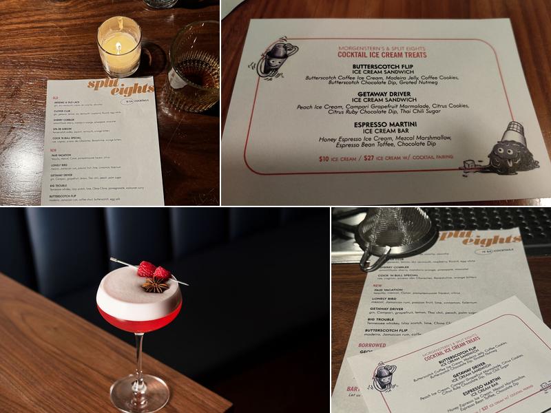 Split Eights Menu