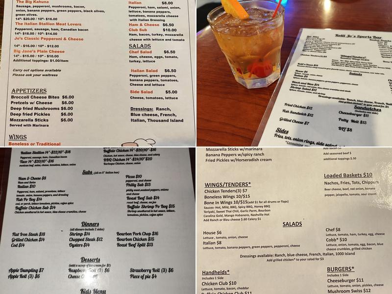 Kelli Jo's Menu