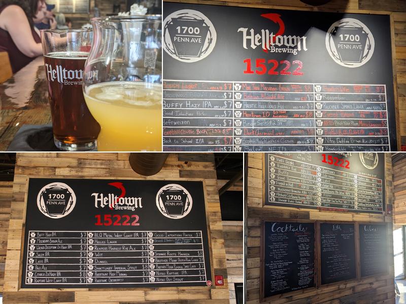 Helltown Brewing - Strip District Menu