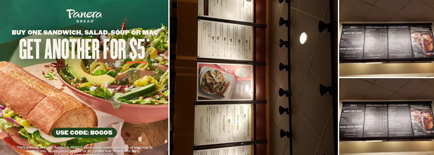 Panera Bread Menu
