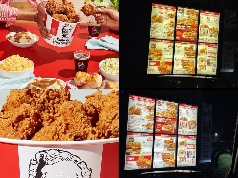 KFC Menu