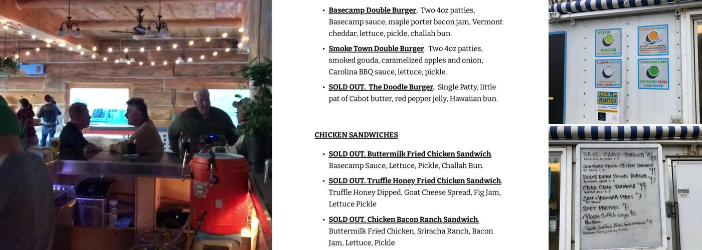 Snow Republic Brewery Menu