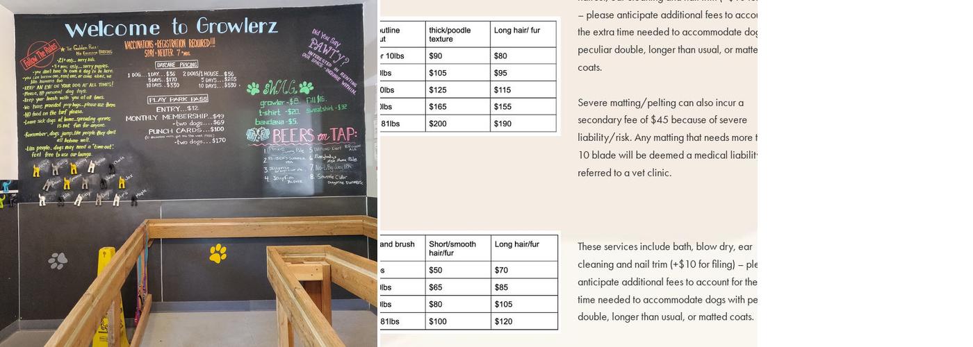 Growlerz Seattle Menu