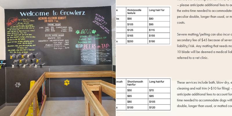Growlerz Seattle Menu