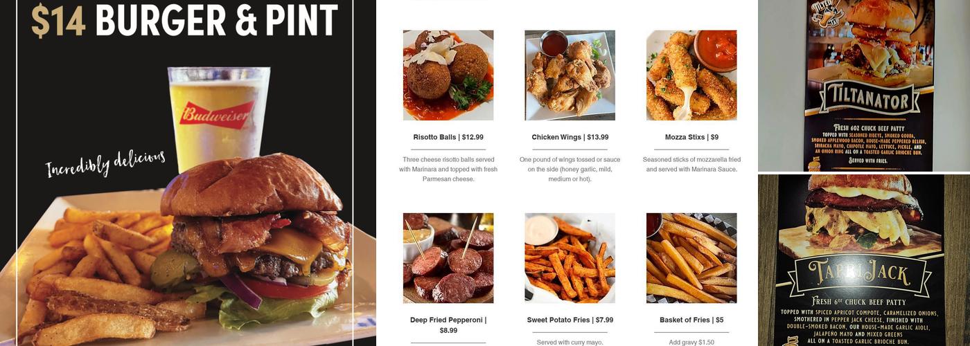 Tilted Tap Bar and Grill Menu