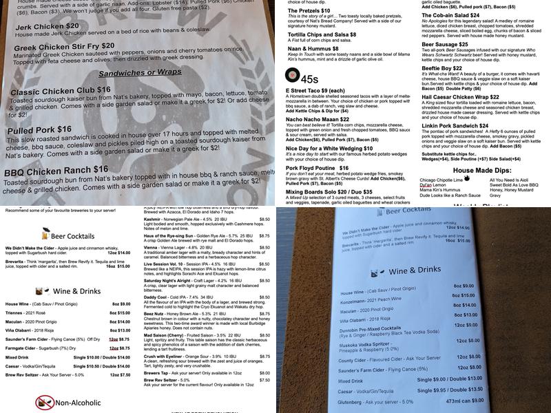 Brew Revolution Menu