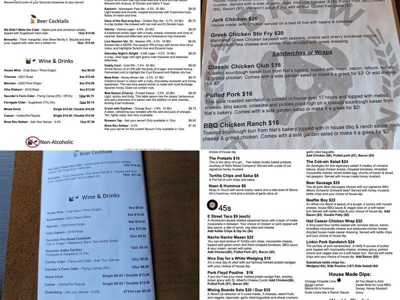 Brew Revolution Menu