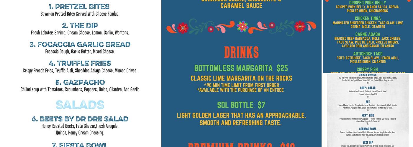 Next Kitchen + Bar Menu