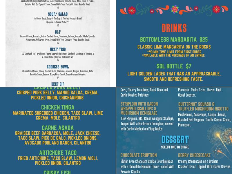 Next Kitchen + Bar Menu