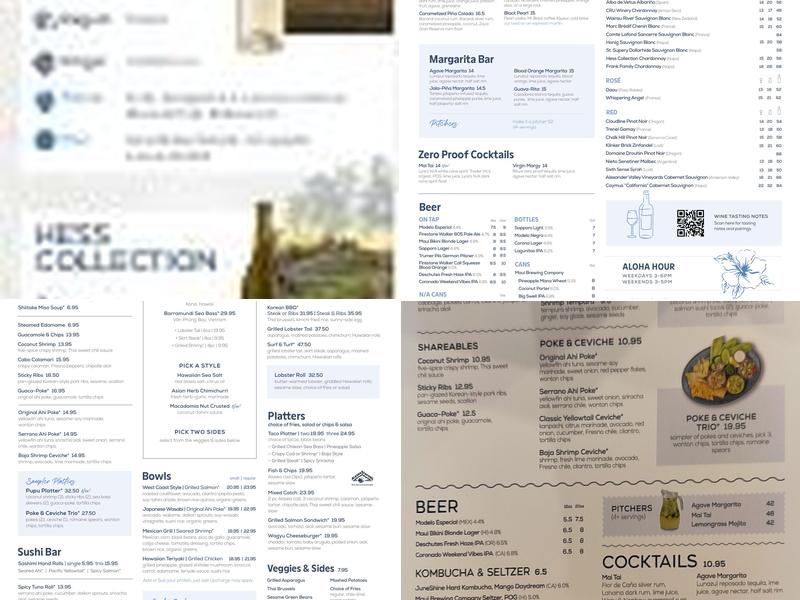 Pacific Catch Menu