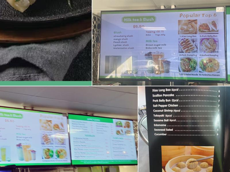 Dumpling Factory Menu