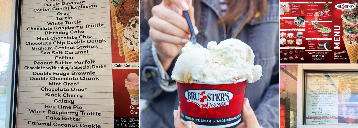 Bruster's Real Ice Cream Menu